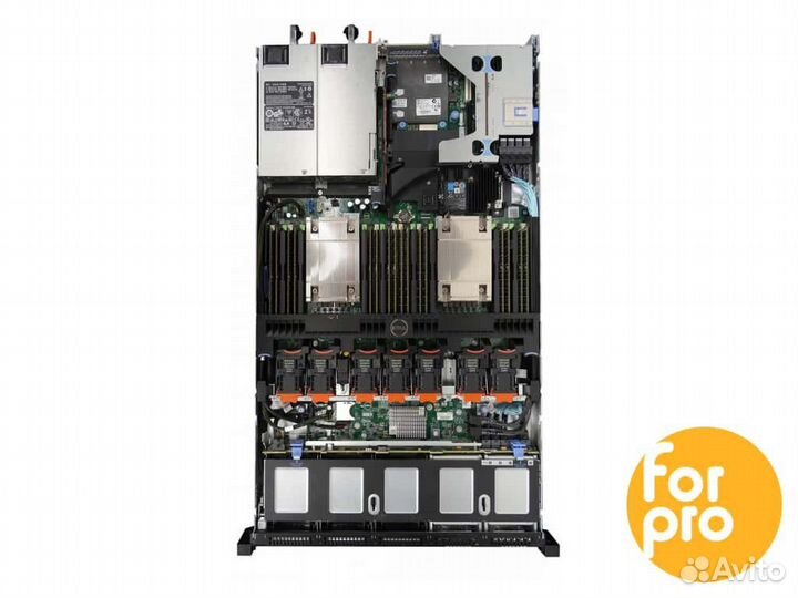 Сервер dell R630 8SFF 2xE5-2660v3 96GB, S130