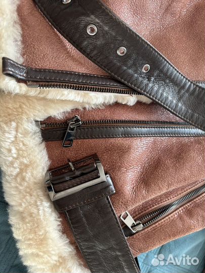 Дубленка авиатор снежная королева