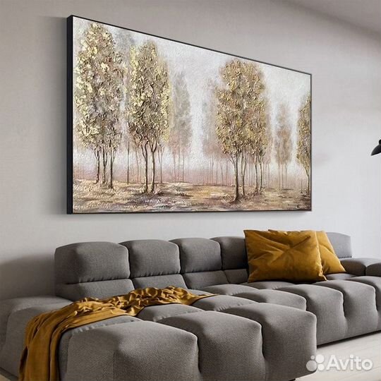 Стильная картина большая Дерево для интерьера