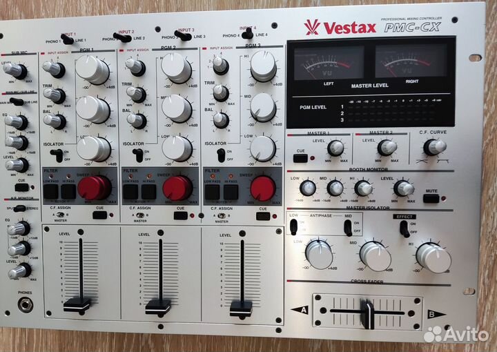 DJ микшерный пульт Vestax PMC-CX