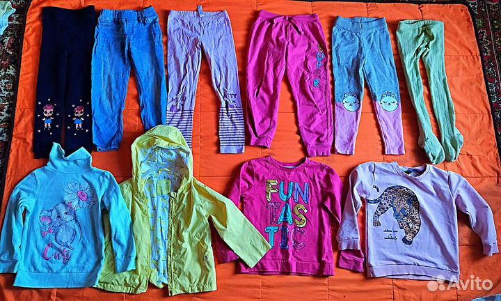 Вещи пакетом на девочку от 3 до 5 лет