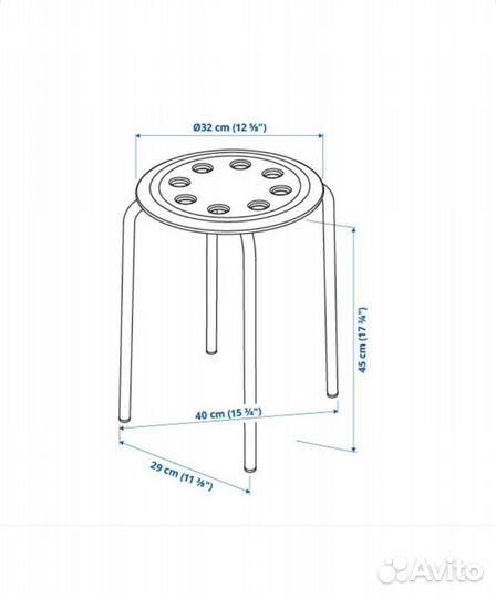 Табурет IKEA (стул IKEA)
