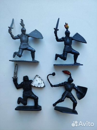 Солдатики СССР: ковбои, индейцы, викинги, рыцари