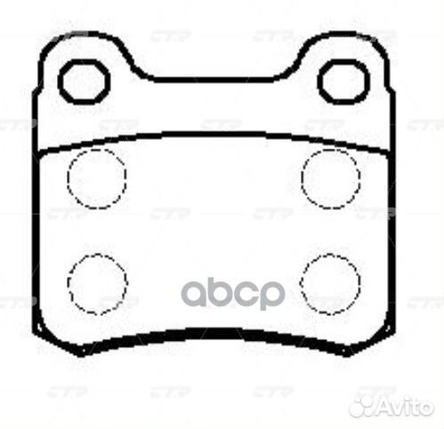 Колодки тормозные mercedes C-class W202 93-00/E