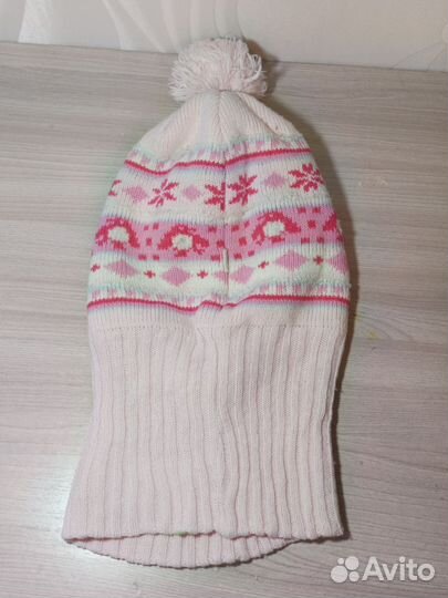 Шапка на девочку (шапка шлем)