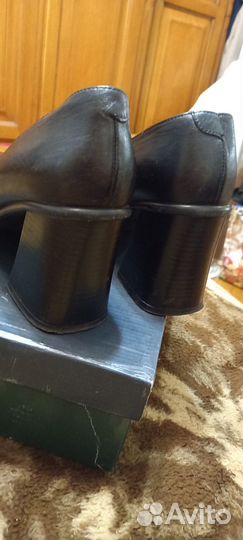 Туфли кожаные винтаж Австрия 38р с нюансом