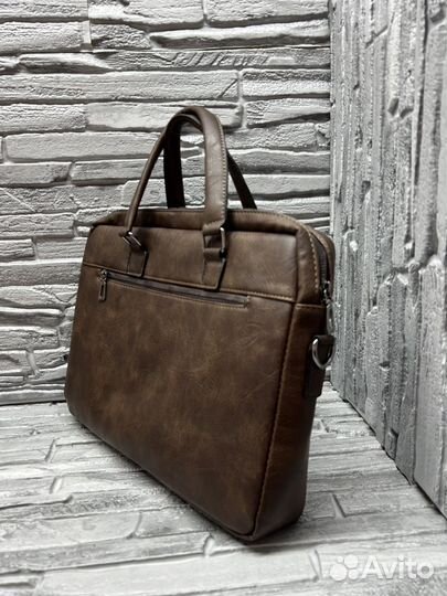 Мужская сумка портфель кожа
