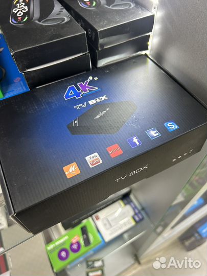 Медиаплеер 4k android TV 10