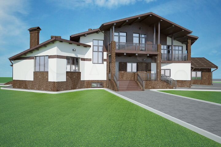 Дом 400 м² на участке 50 сот.