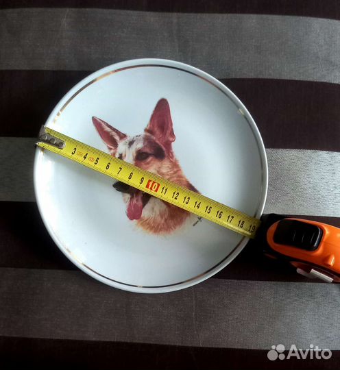 Сувенирная Настенная Тарелка. Собаки и котята