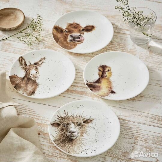 Комплек тарелок Wrendale Designs