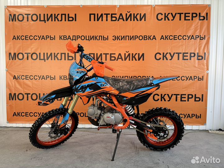 Новый Питбайк kayo evolution YX125EM 17/14 KRZ