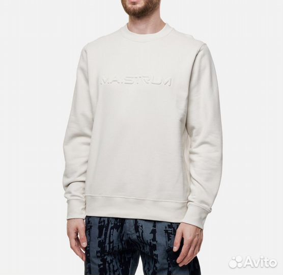 MA.Strum толстовка Embossed Logo Crew Neck