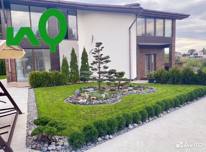 Рулонный газон/ автополив под ключ