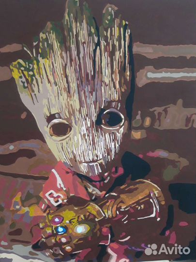 Картина по номерам Грут