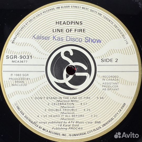 Headpins – Line Of Fire (США 1983г.)