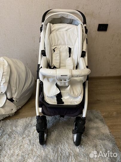 Коляска 2 в 1 adamex экокожа
