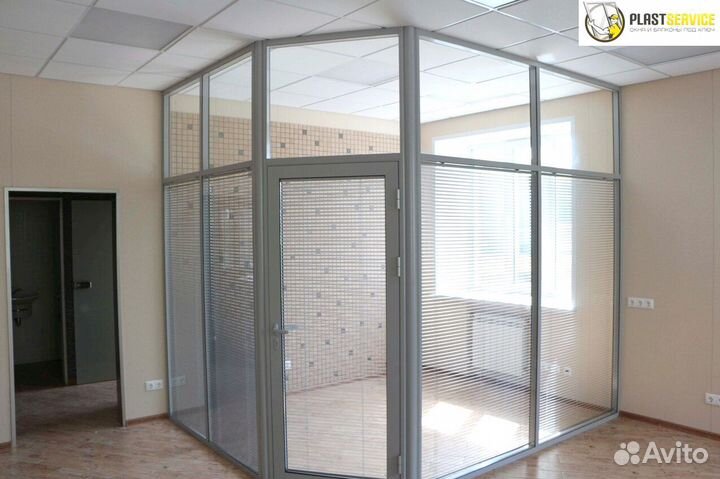 Пластиковые окна перегородки, остекление