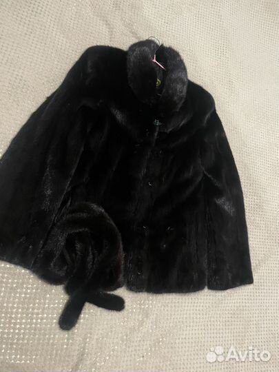 Шуба норковая 46 48 бу