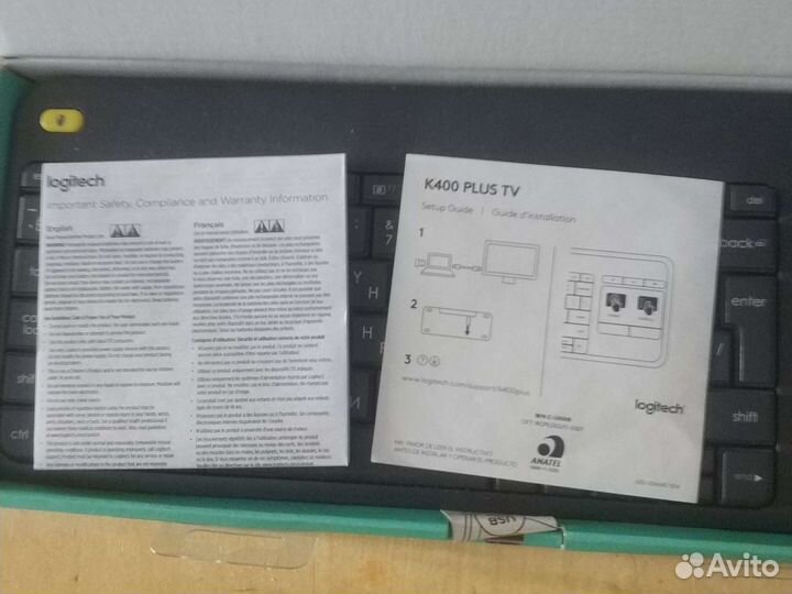 Клавиатура беспроводная Logitech K400 plus