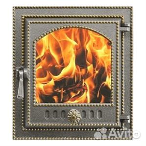Каминная дверца Везувий 210 (бронза)