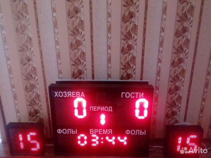 Табло (счетчик) 24/14 или 12 сек. для баскетбола