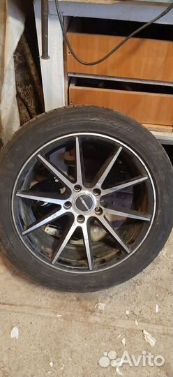 Литые диски r17 5x114 3 с резиной бу