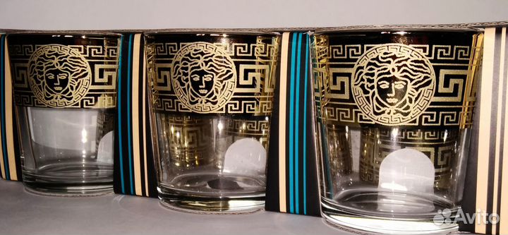 Набор стаканов Versace Meduza, 250мл.Новый