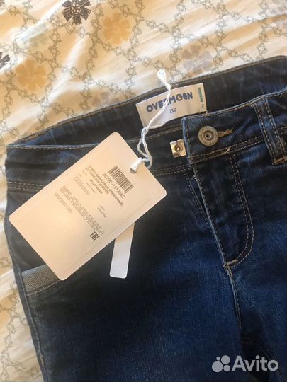Новые утеплённые джинсы р.110