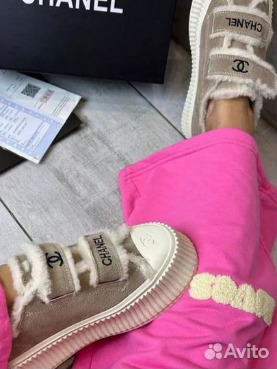 Кеды Chanel зимние