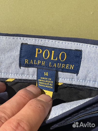 Брюки Polo Ralph Lauren чиноc темно-cиние оригинал