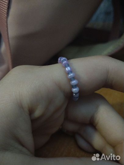 Кольцо из бисера