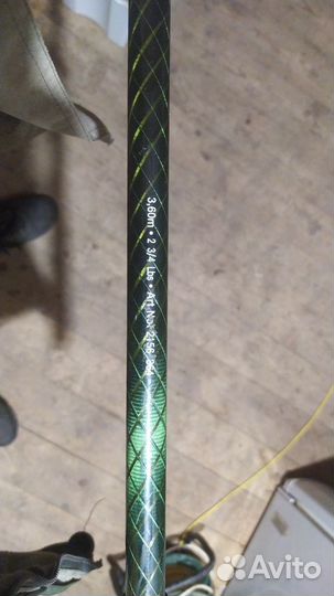 Карповое удилище D-A-M и катушка benax iso 1600