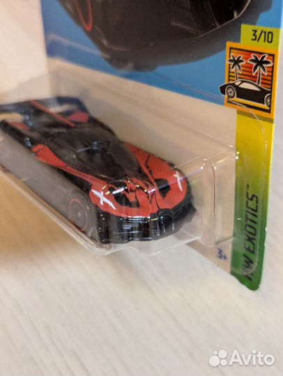 Hot Wheels Bugatti Bolide (Чёрно-Красный)