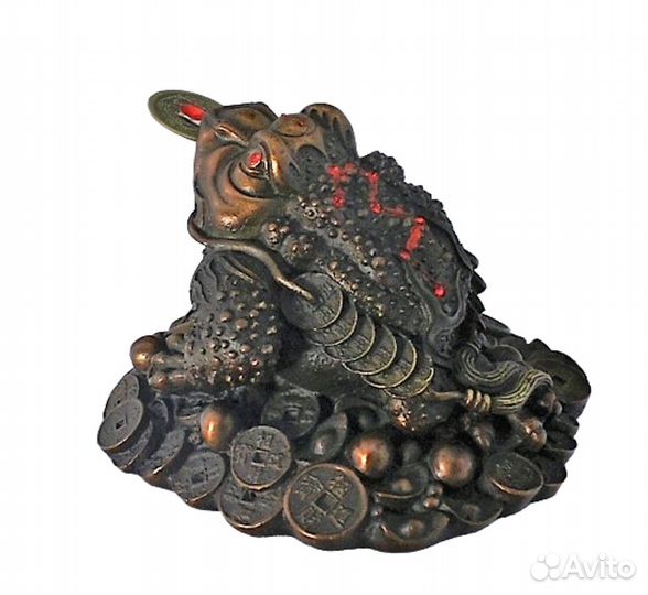 Трехлапая Жаба - статуэтка из Бронзы, ru *271a