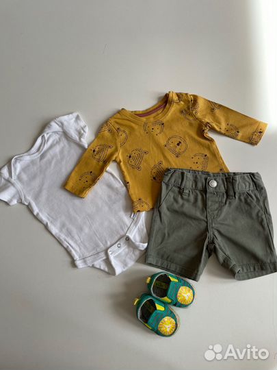 Вещи пакетом на мальчика 0-3 месяца