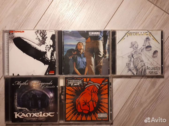 CD диски Scorpions Led Zeppelin и другие