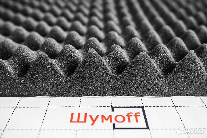 Шумоизоляция Шумофф Герметон А30 Волна