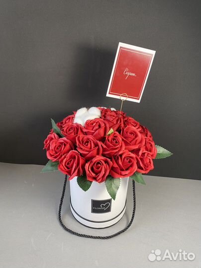 Мыльные розы. Букет из мыльных роз на 8-ое марта