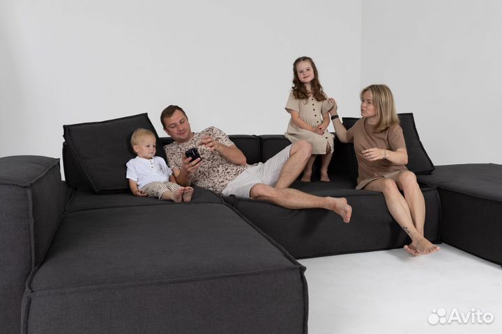 Диван со спальным местом 4400х1800 мм