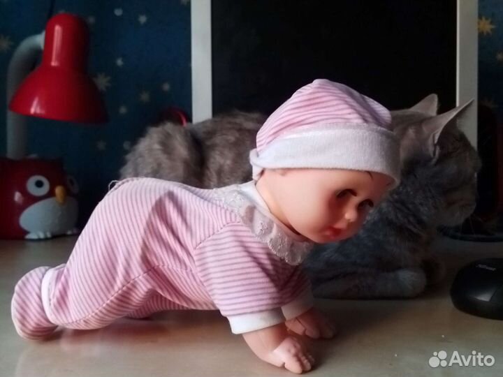 Кукла пупс ползающий