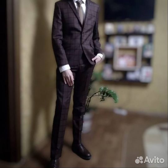 Костюм двойка в клетку