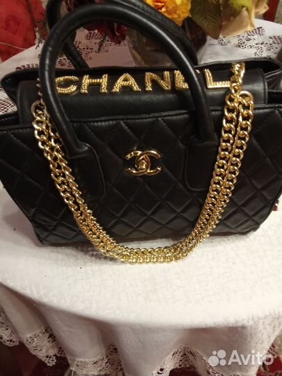 Сумка женская черная chanel