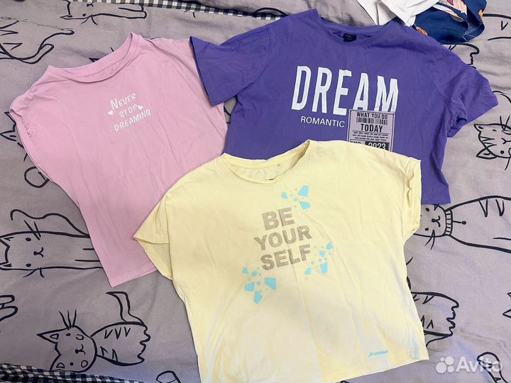 Детские вещи на девочку пакетом 134-140