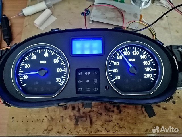 Подсветка приборки Логан с плавным розжигом купить в Нижнем Новгороде ...