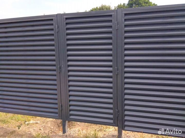 Забор жалюзи