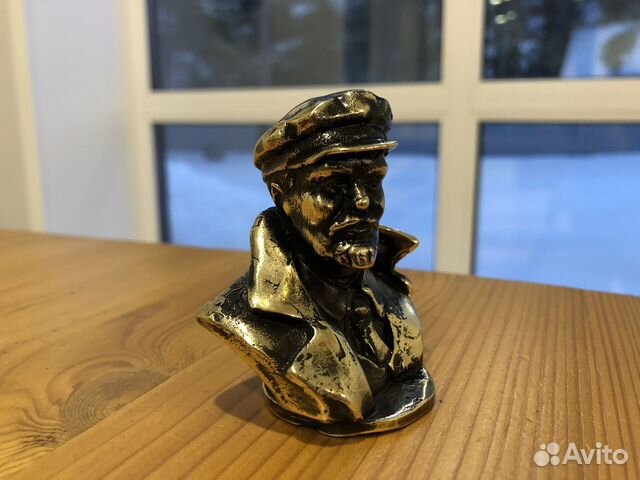 Бюст В.И Ленин бронза#2