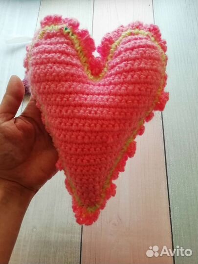 Вязаное сердце