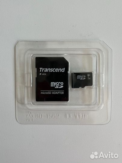 Карта памяти MicroSD 2GB с адаптером Kingston