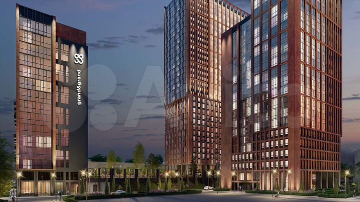 2-к. квартира, 62,9 м², 8/15 эт.